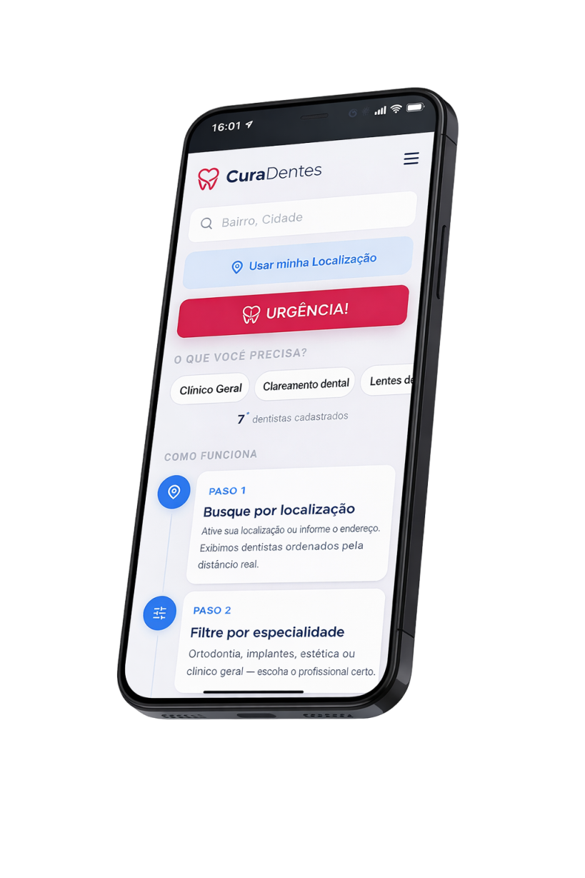 Odonta — versão mobile